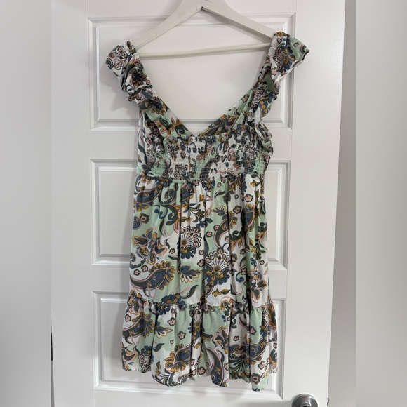 NWOT Roxy Ruffle Sleeve Dress - Picture 2 of 2